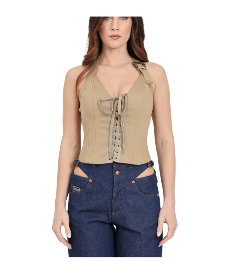 Corset Lace-Up Top