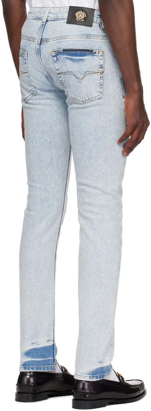 Mid-Rise Straight-Leg Jeans