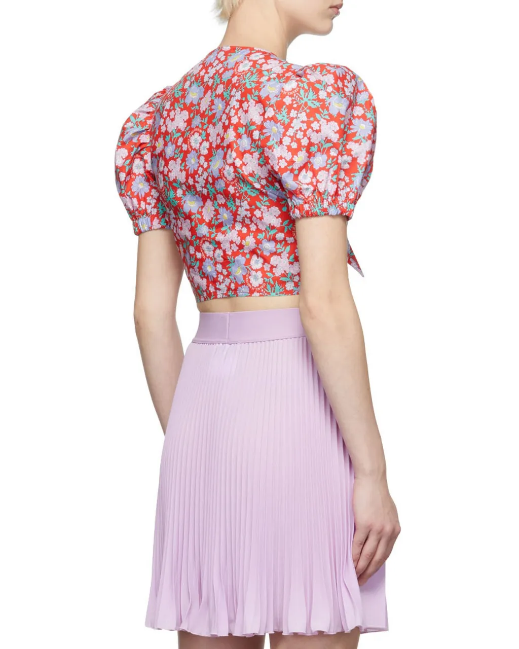 Floral Print Crop Top