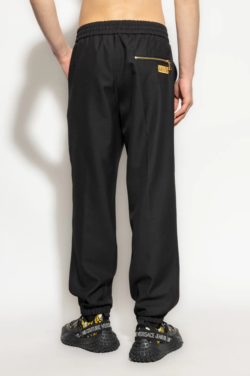 Logo Plaque Drawstring Pants