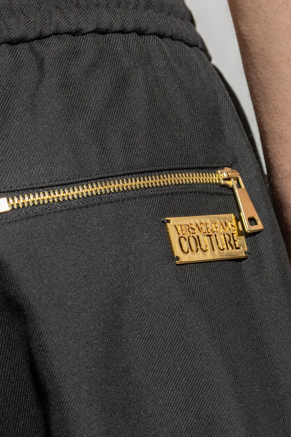 Logo Plaque Drawstring Pants