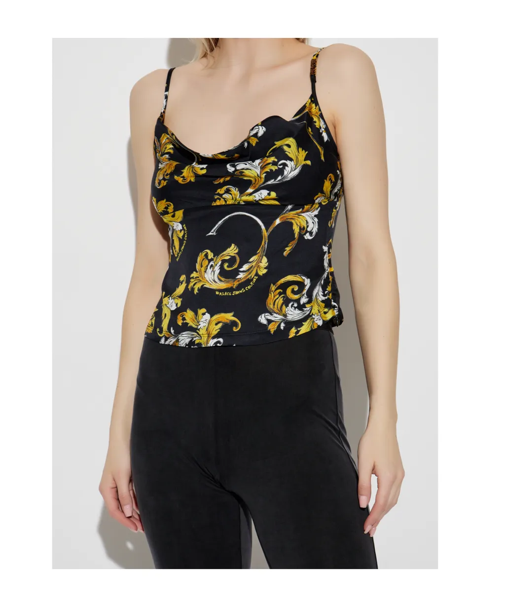 Strappy Cowl Top