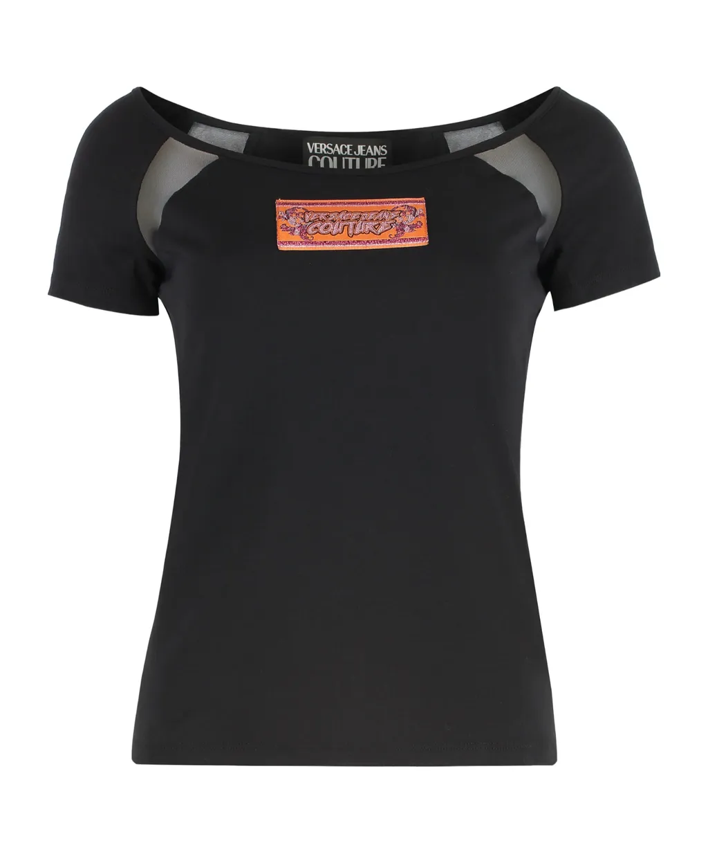 Logo Patch Crewneck T-Shirt