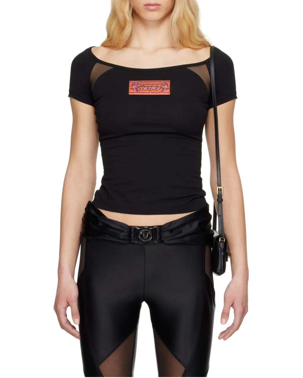 Logo Patch Crewneck T-Shirt