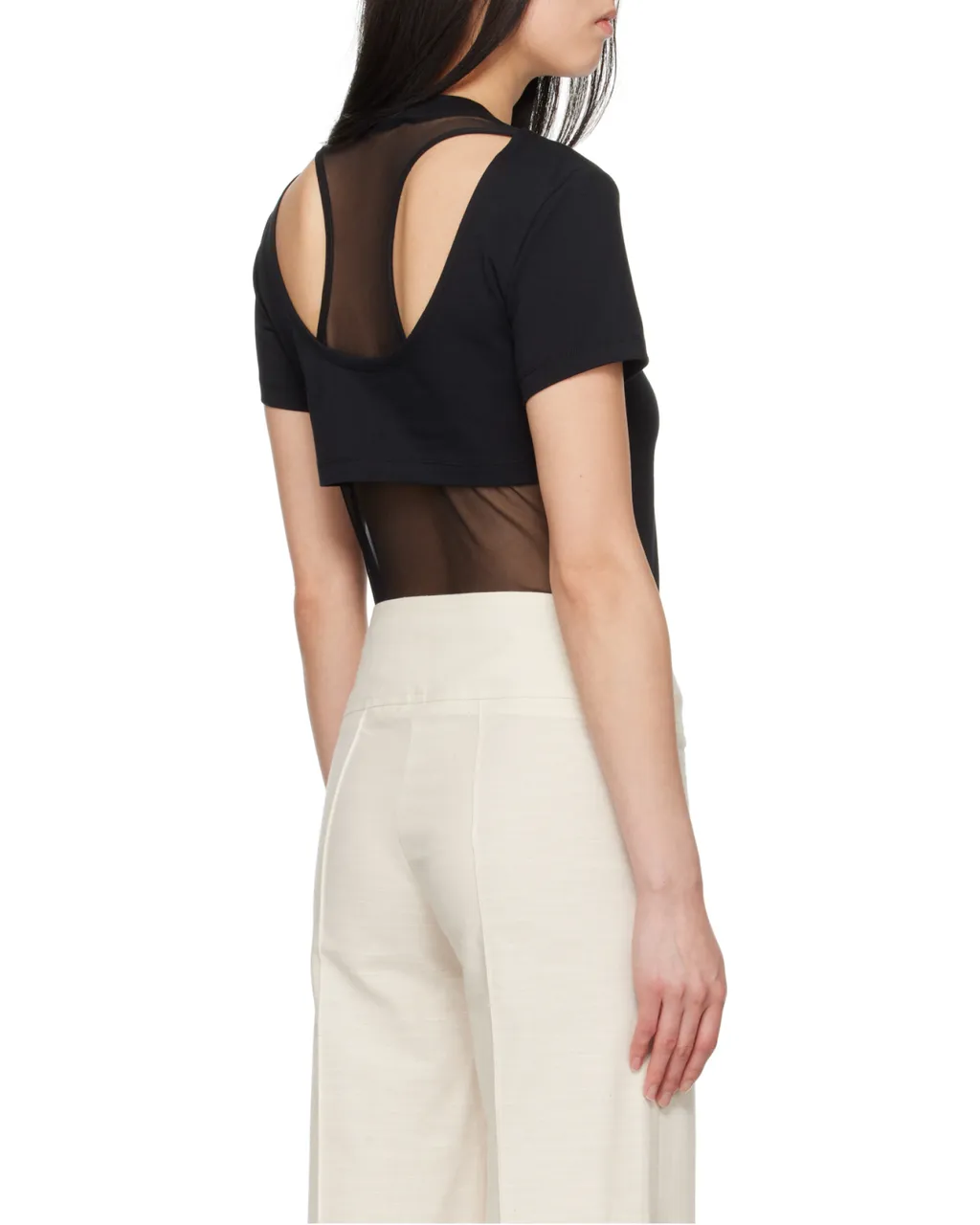 Logo Embellished Top
