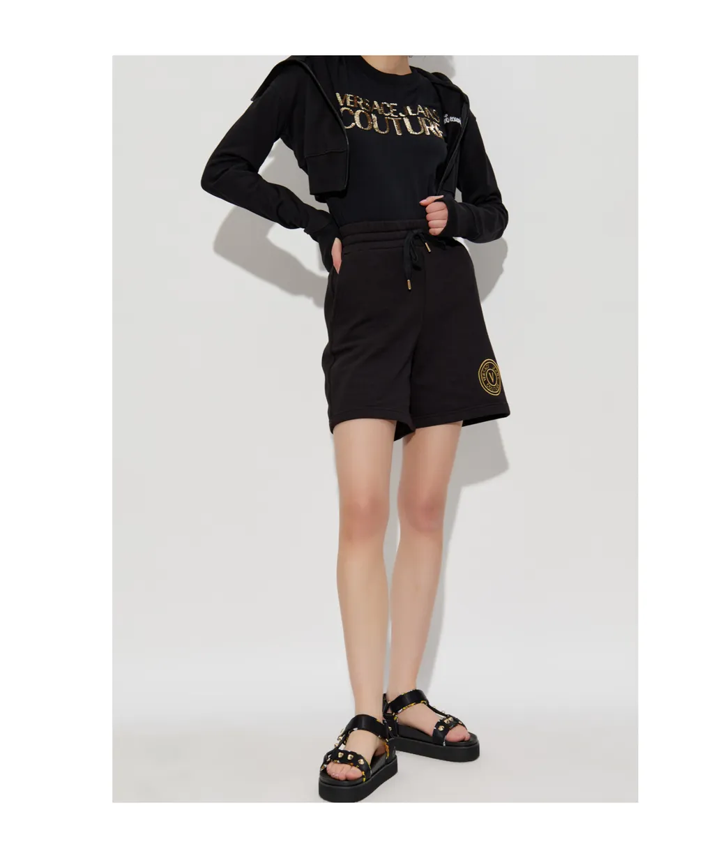 Logo Embellished Top