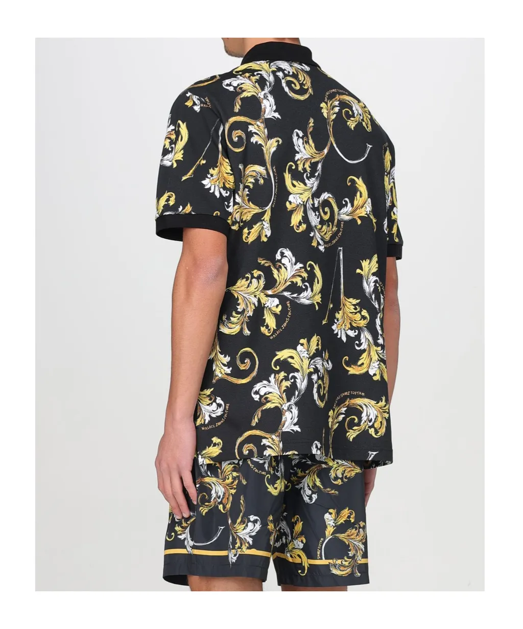 Barocco-Printed Drawstring Shorts