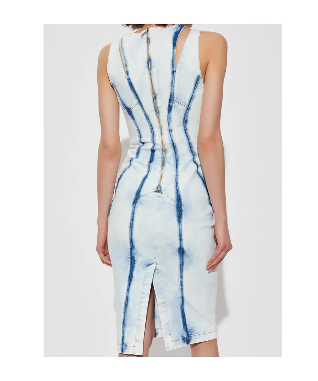 Versace Jeans Couture Denim Pencil Dress