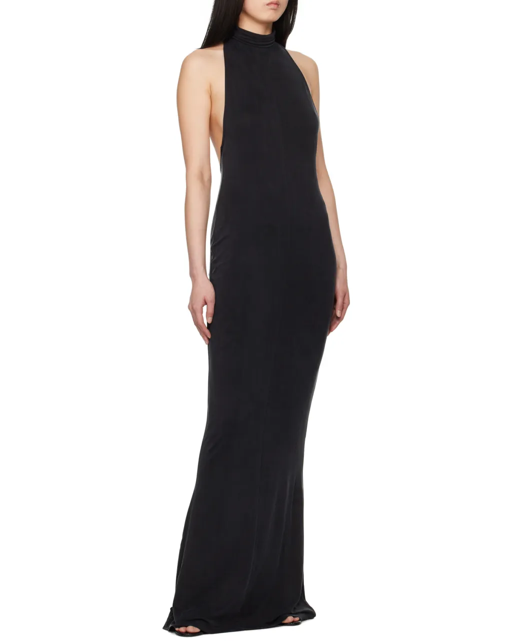 Mock Neck Maxi Dress