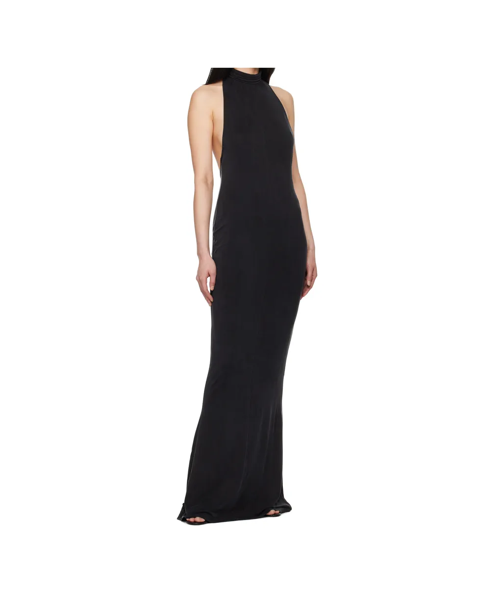 Mock Neck Maxi Dress