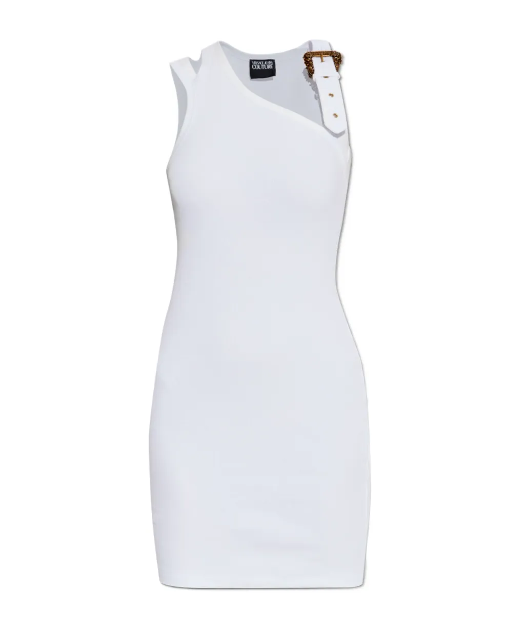 Embellished Strap Mini Dress