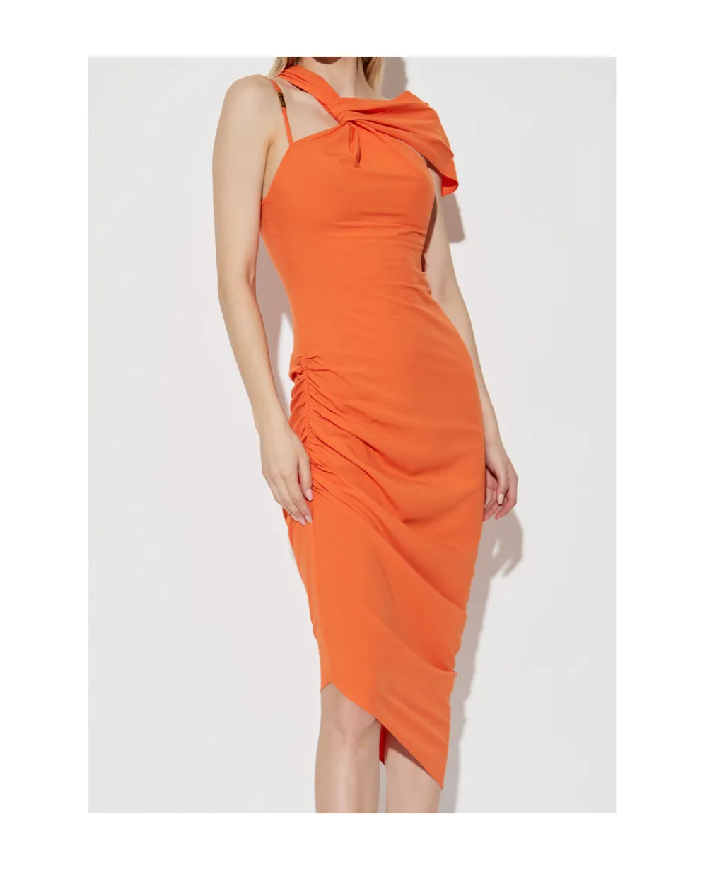 Dress With Side Gathering