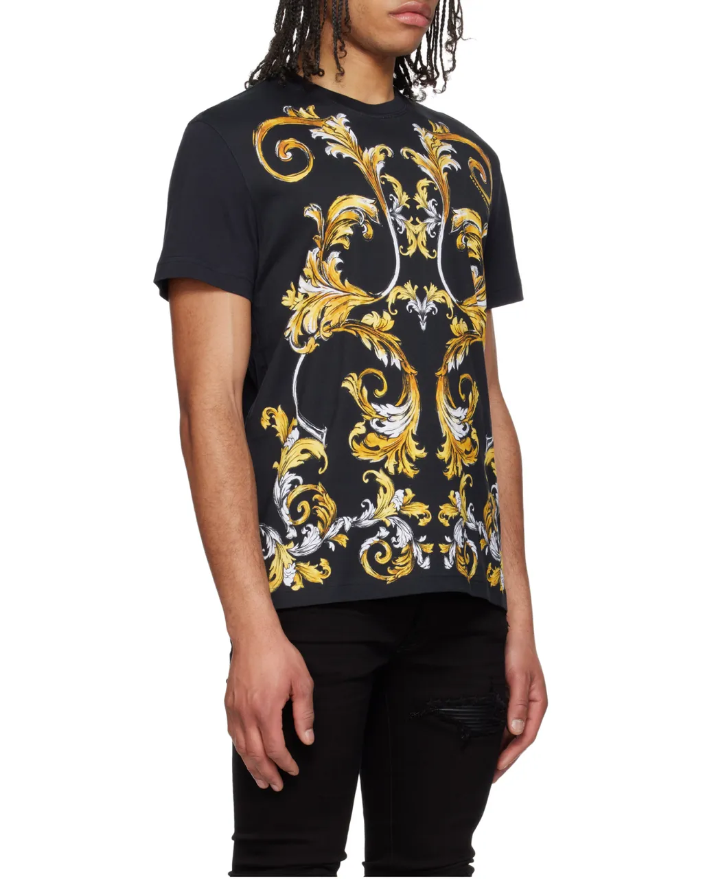 Outline Barocco Printed Crewneck T-Shirt