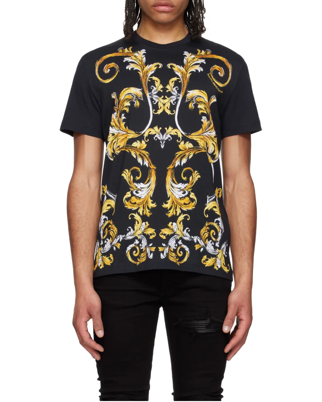 Outline Barocco Printed Crewneck T-Shirt