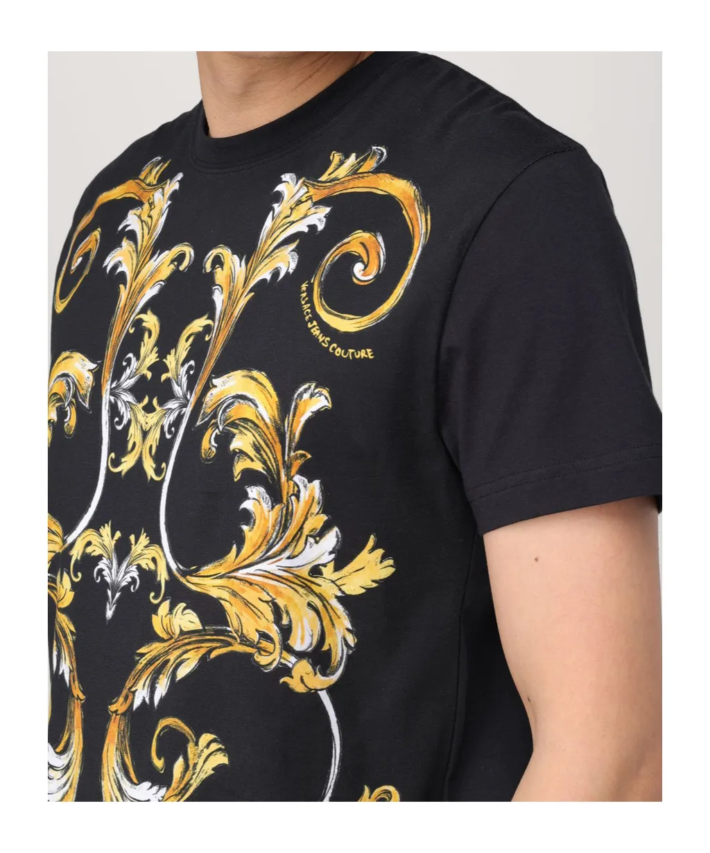Outline Barocco Printed Crewneck T-Shirt