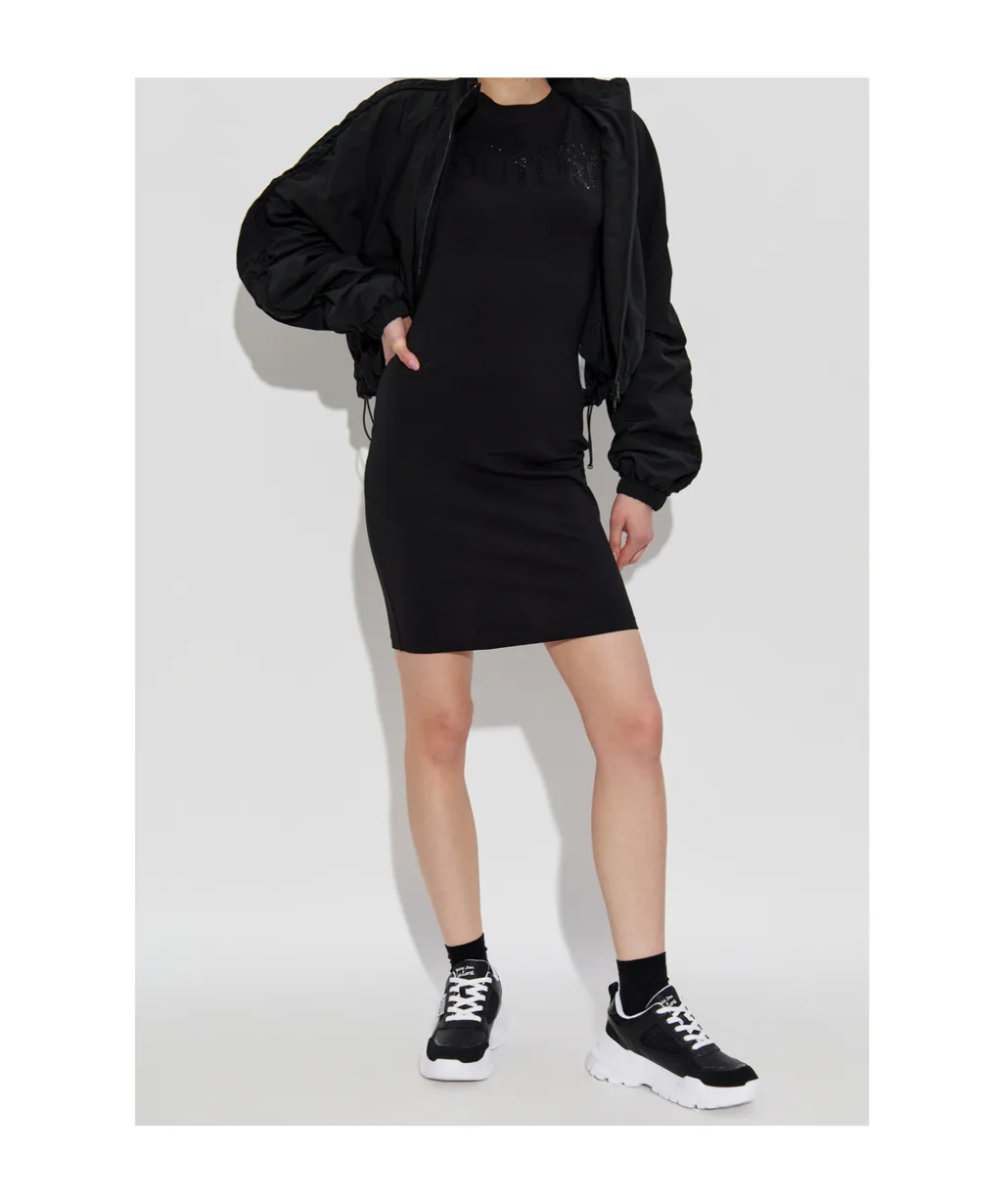 Logo Embellished Dress