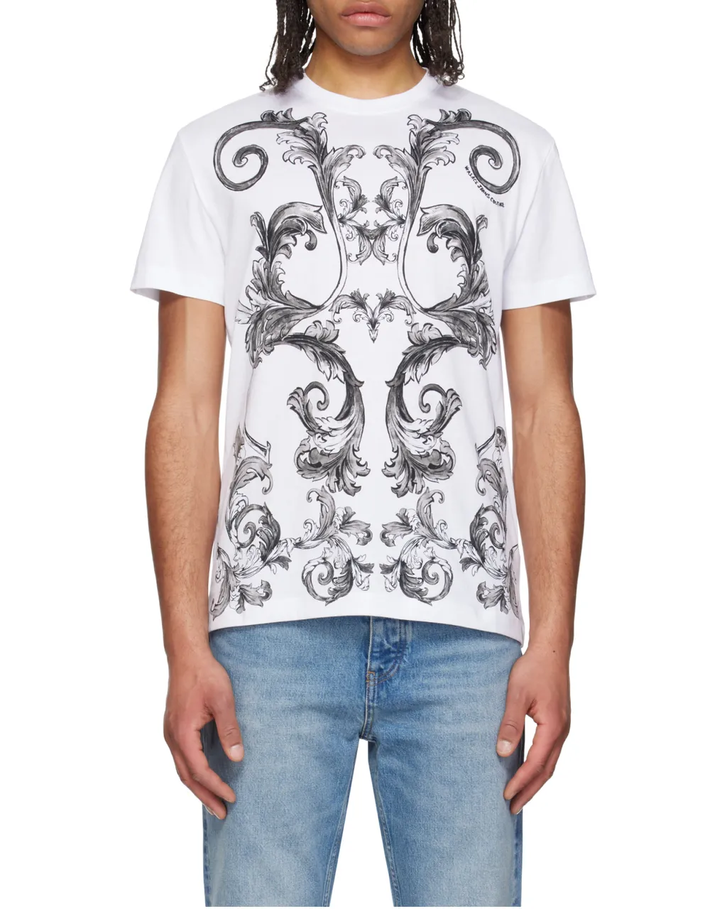 Outline Barocco Printed Crewneck T-Shirt