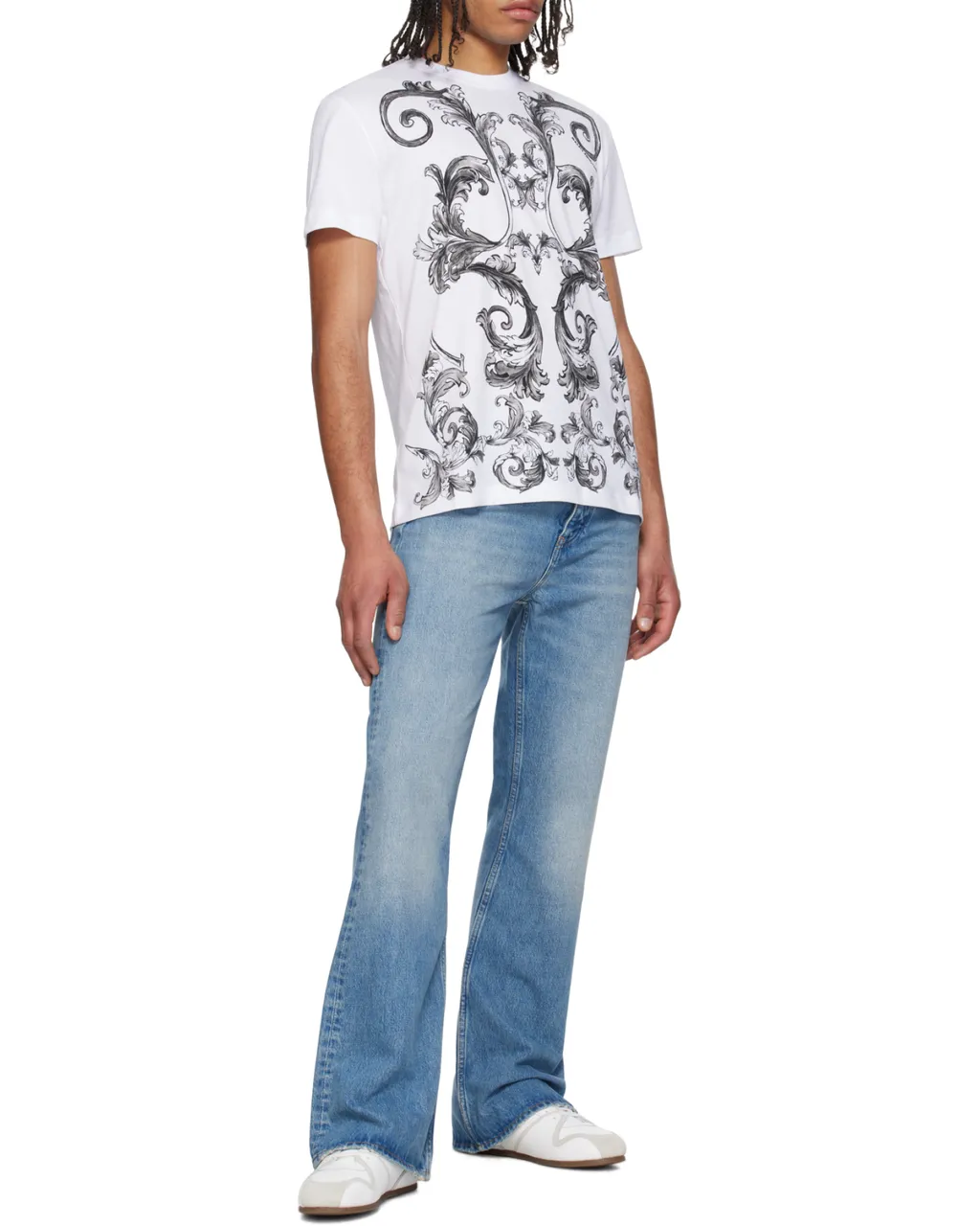 Outline Barocco Printed Crewneck T-Shirt