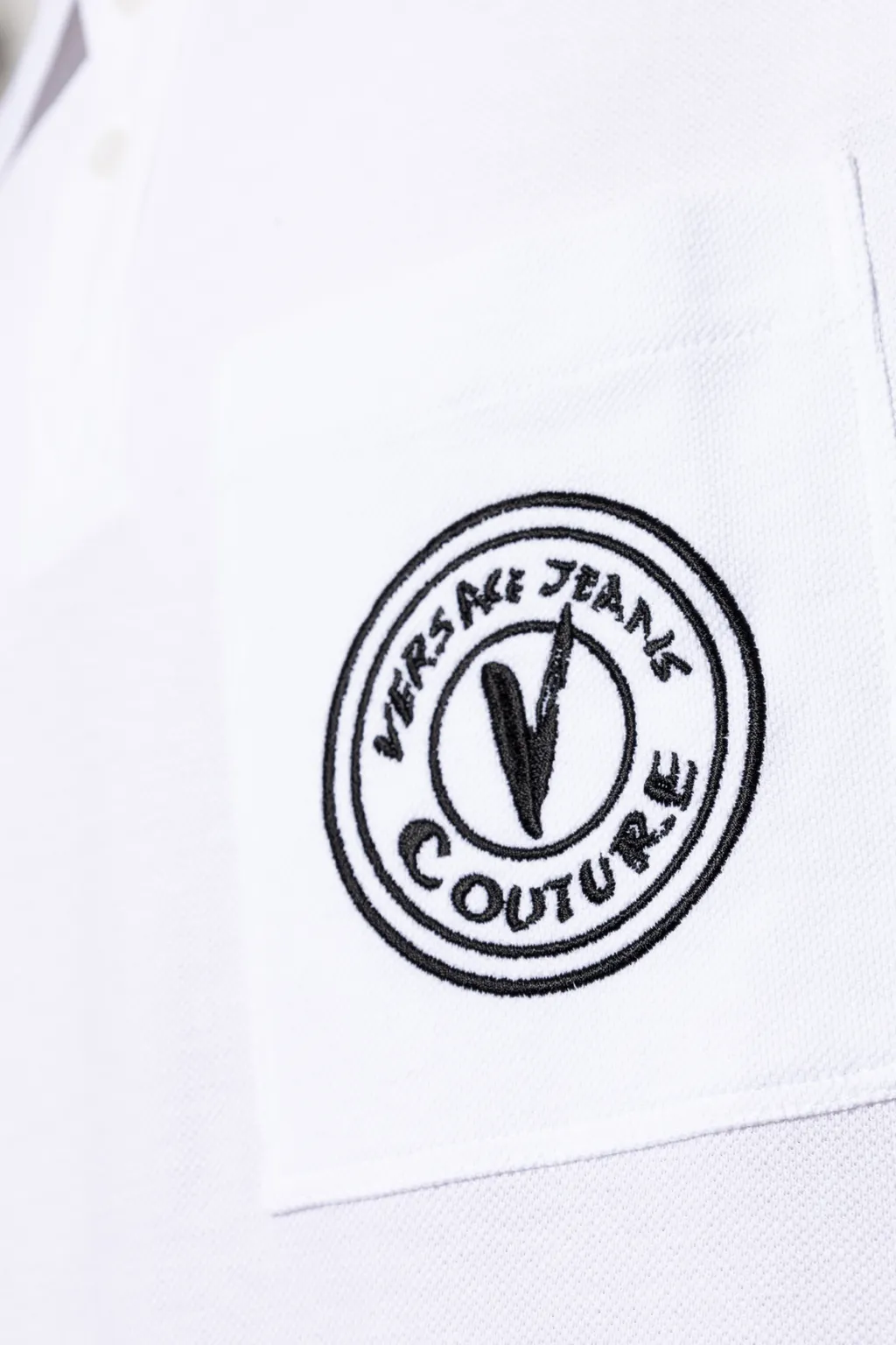 Logo Patch Polo Shirt