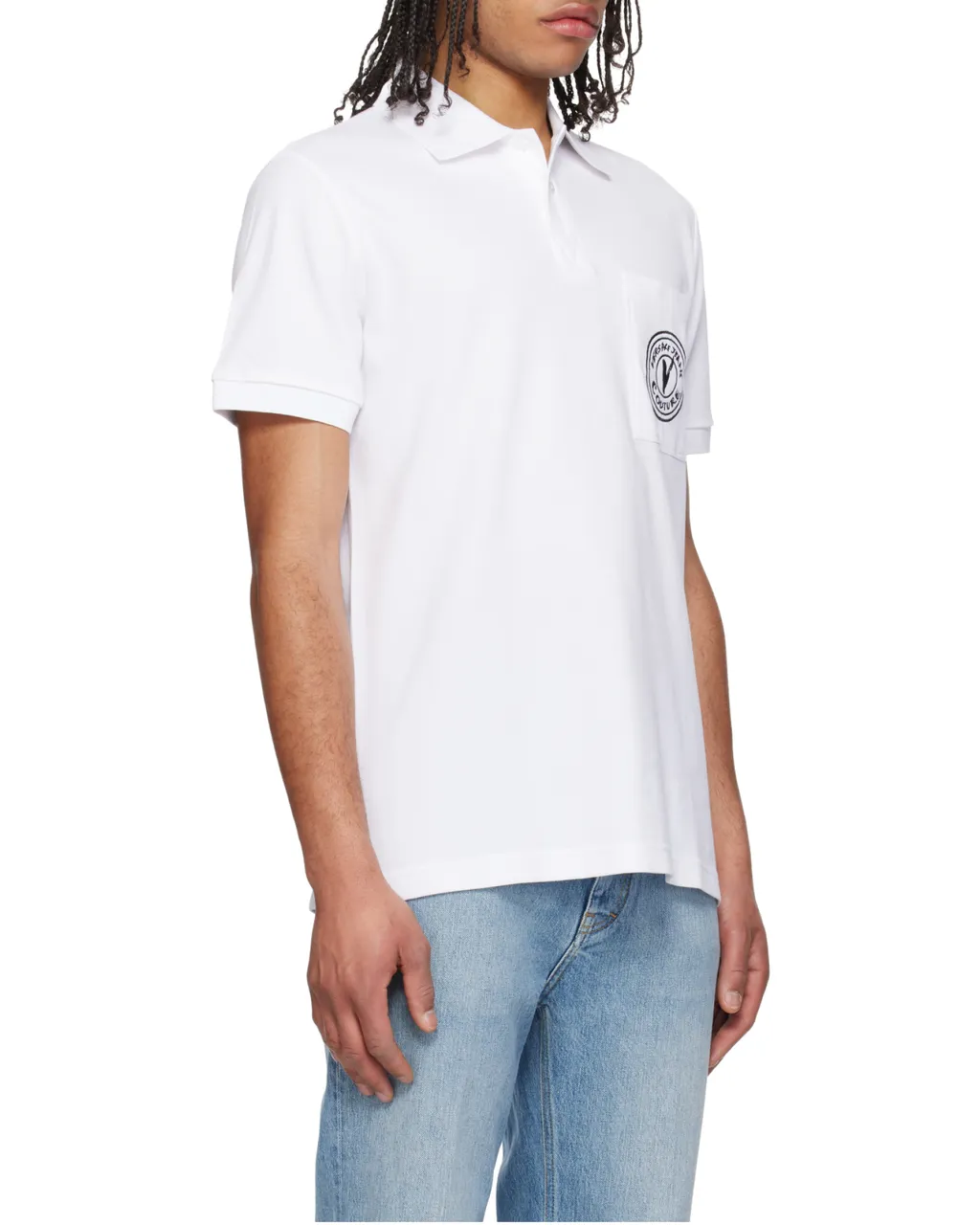 Logo Patch Polo Shirt