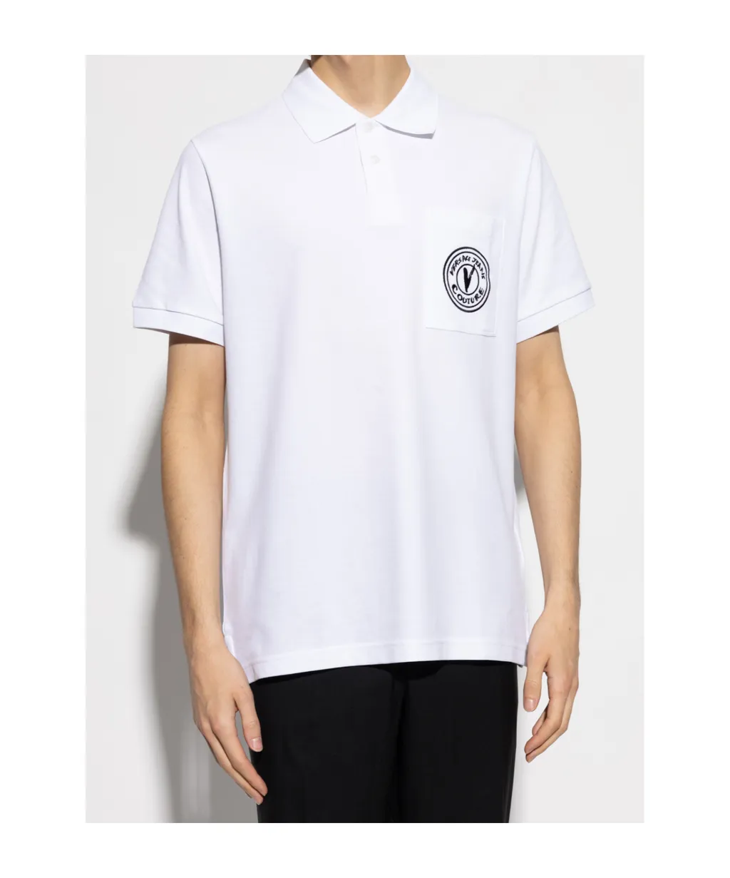 Logo Patch Polo Shirt