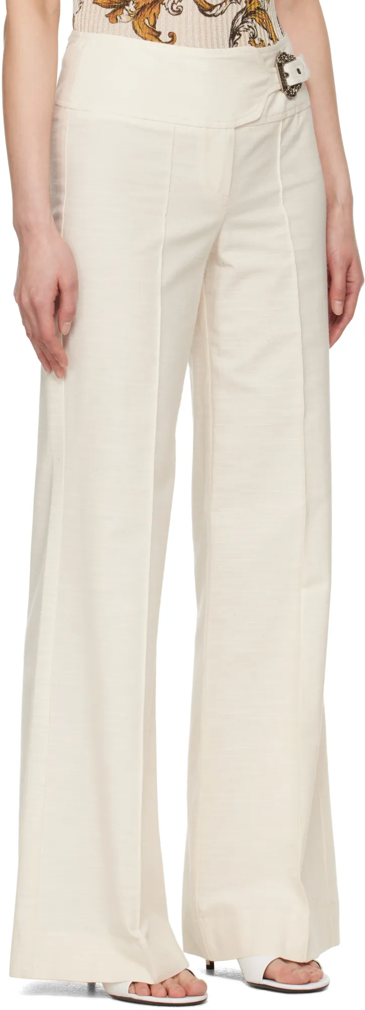 Baroque Buckle Pants