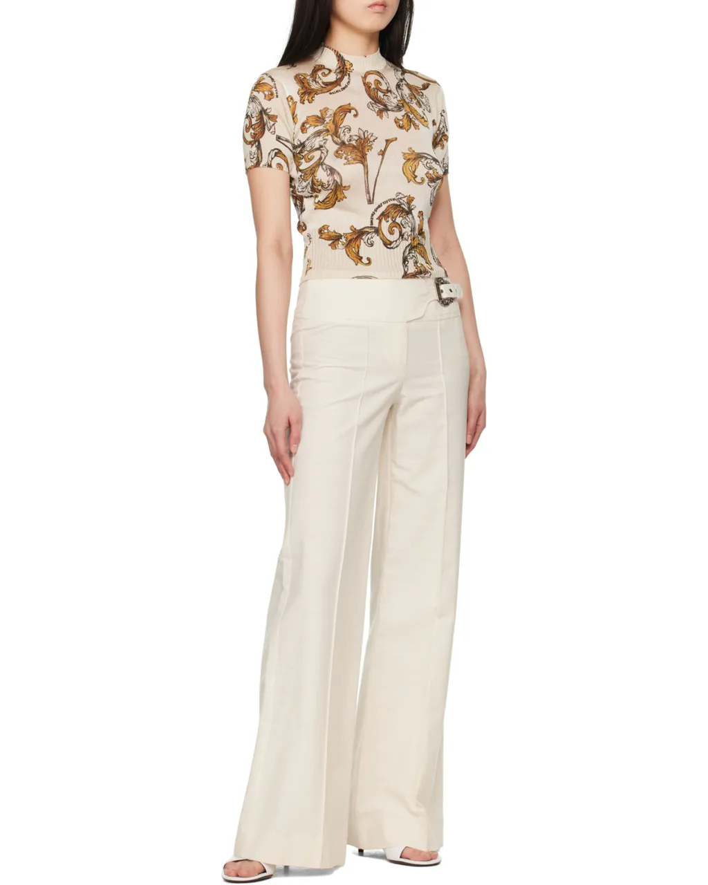 Baroque Buckle Pants