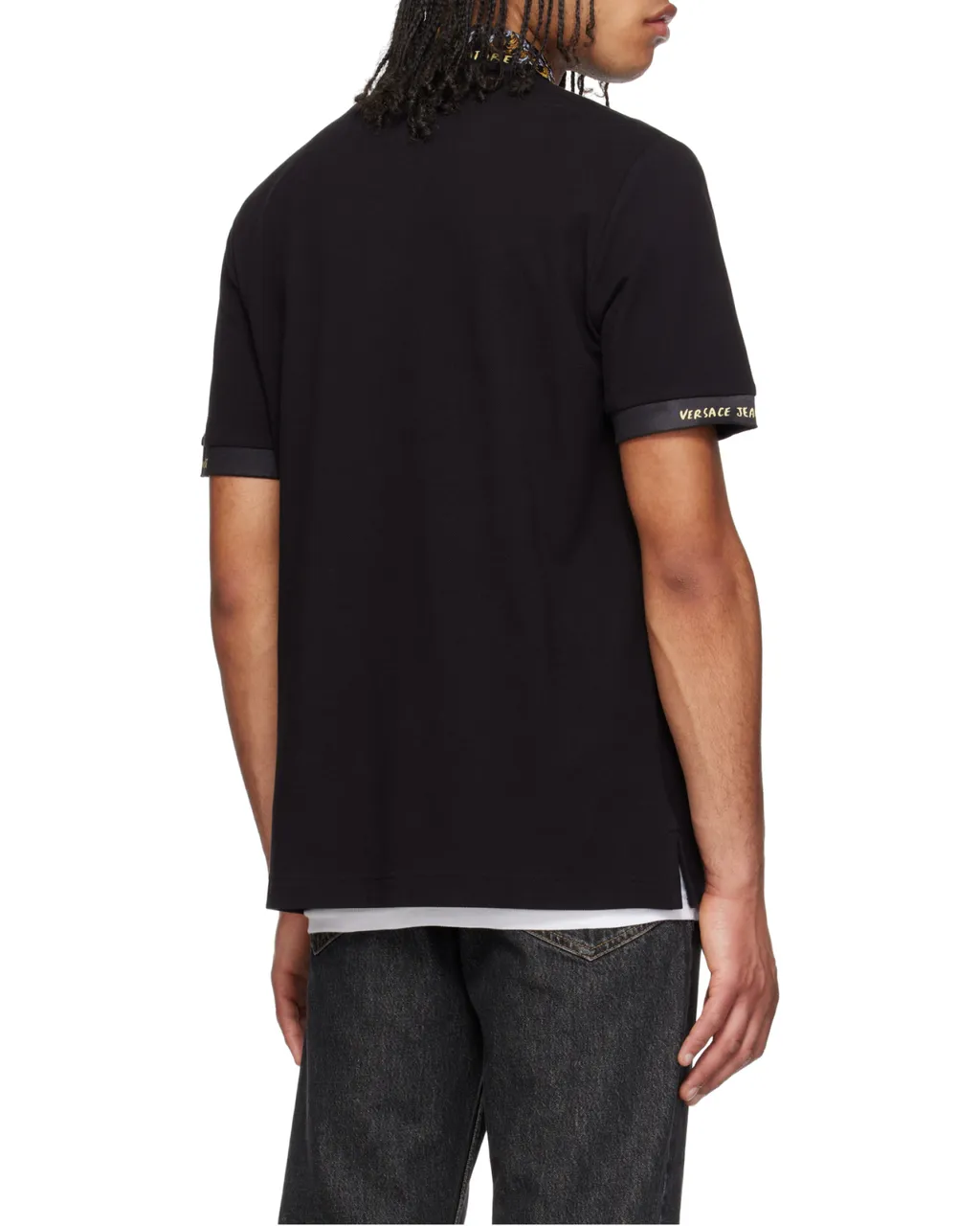 Baroque Collar Polo Shirt