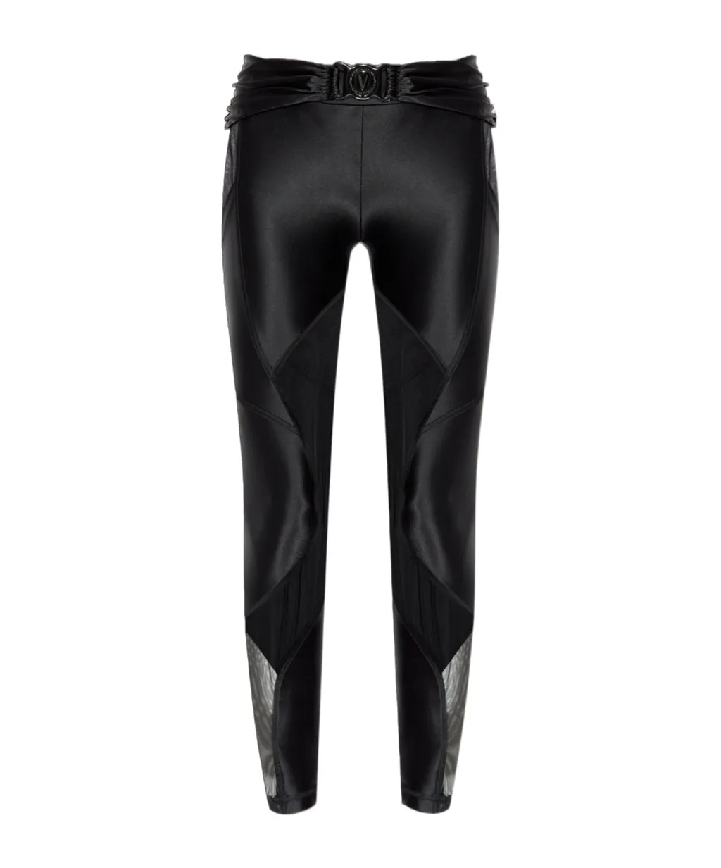 V-Buckle Detail Pants