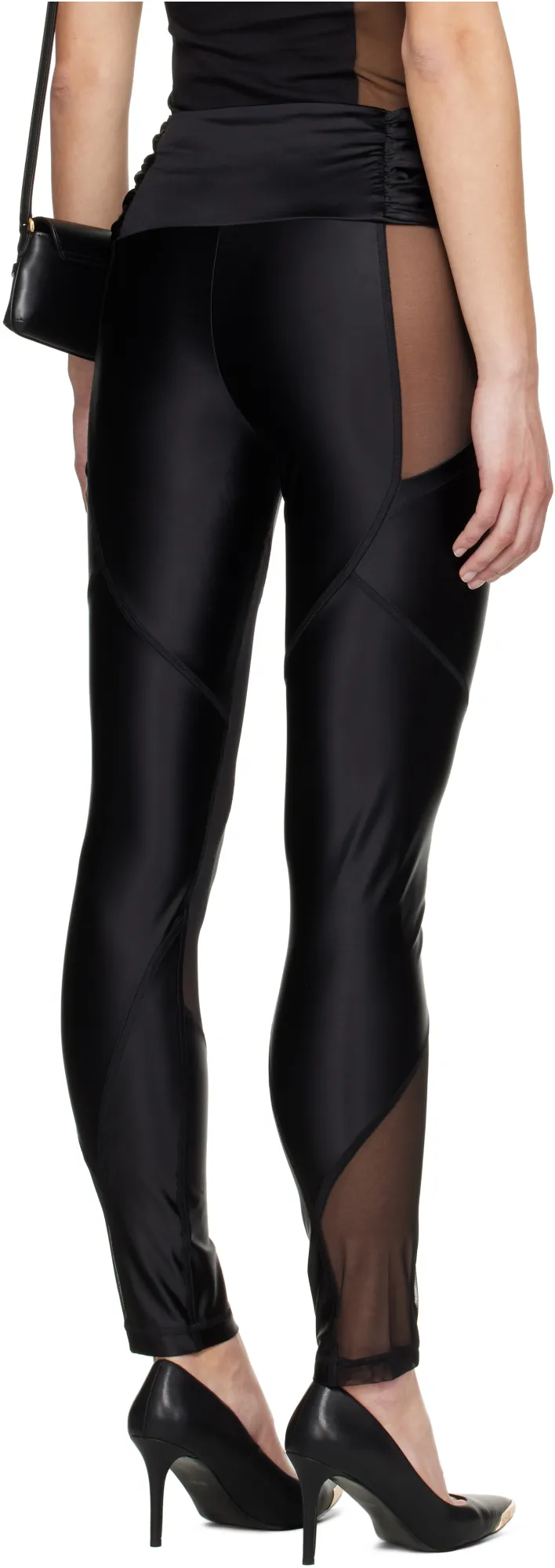 V-Buckle Detail Pants