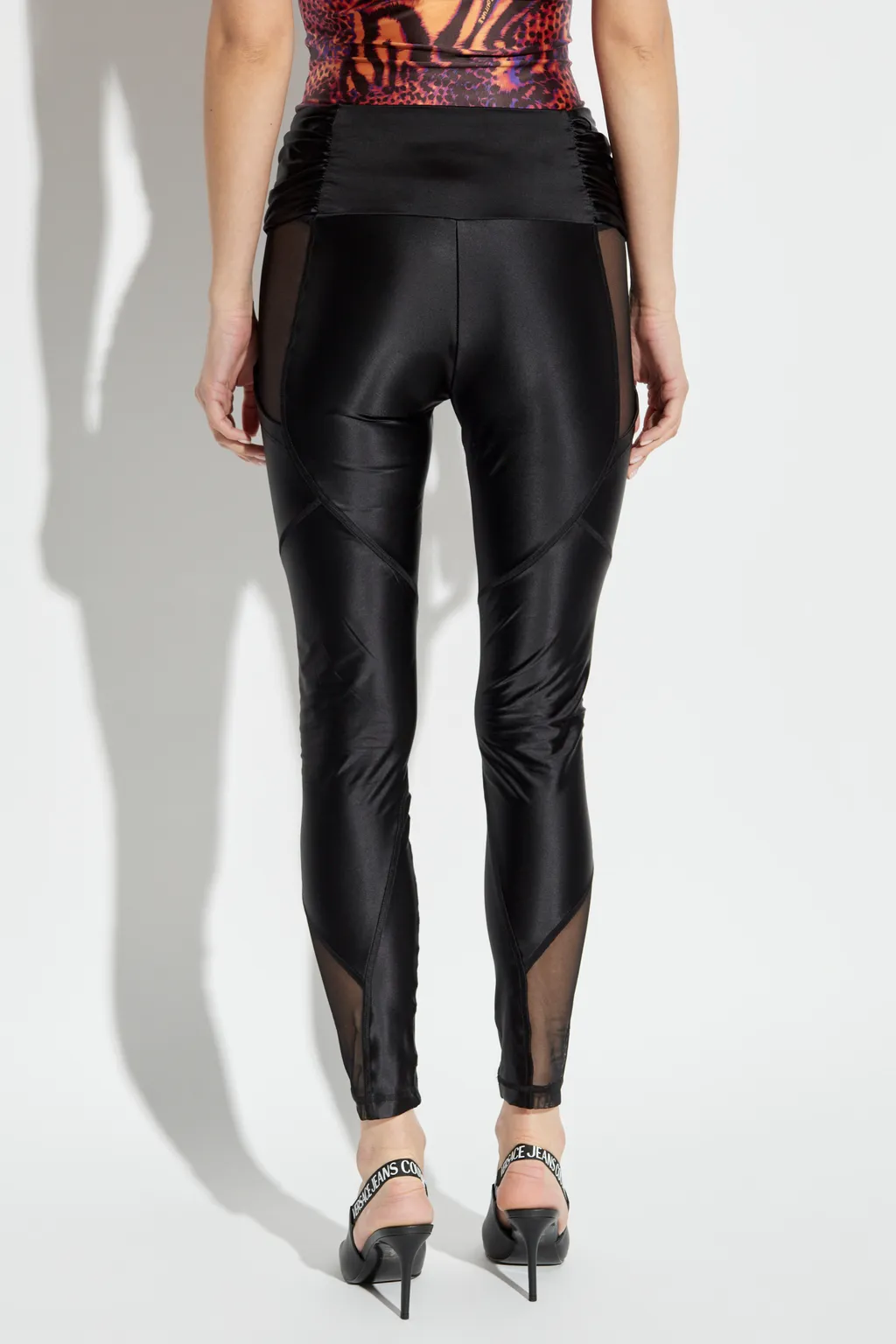 V-Buckle Detail Pants