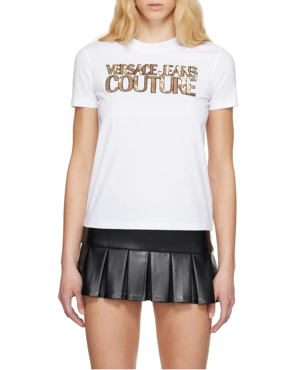 Logo Embellished Top