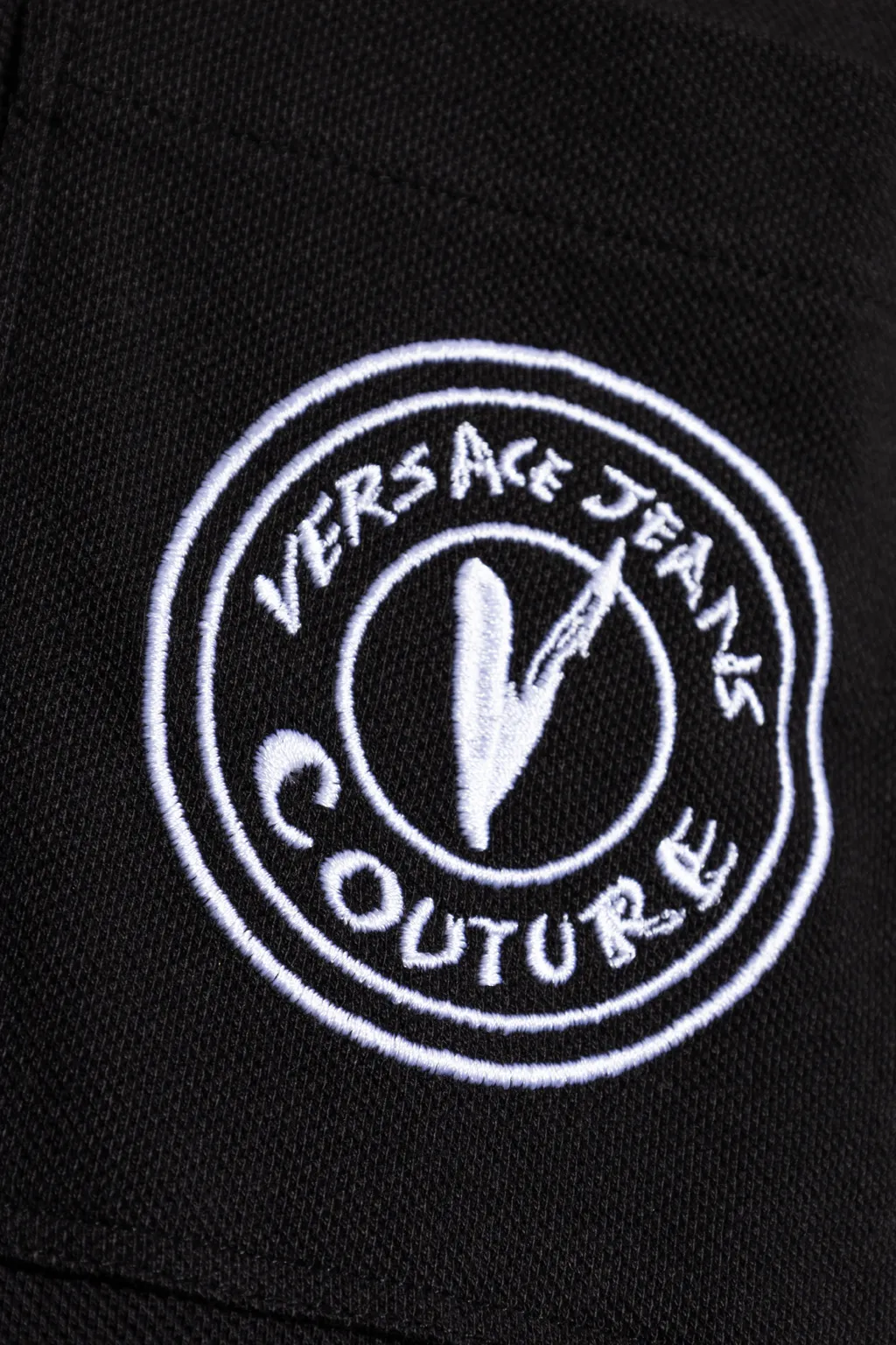 Logo Patch Polo Shirt