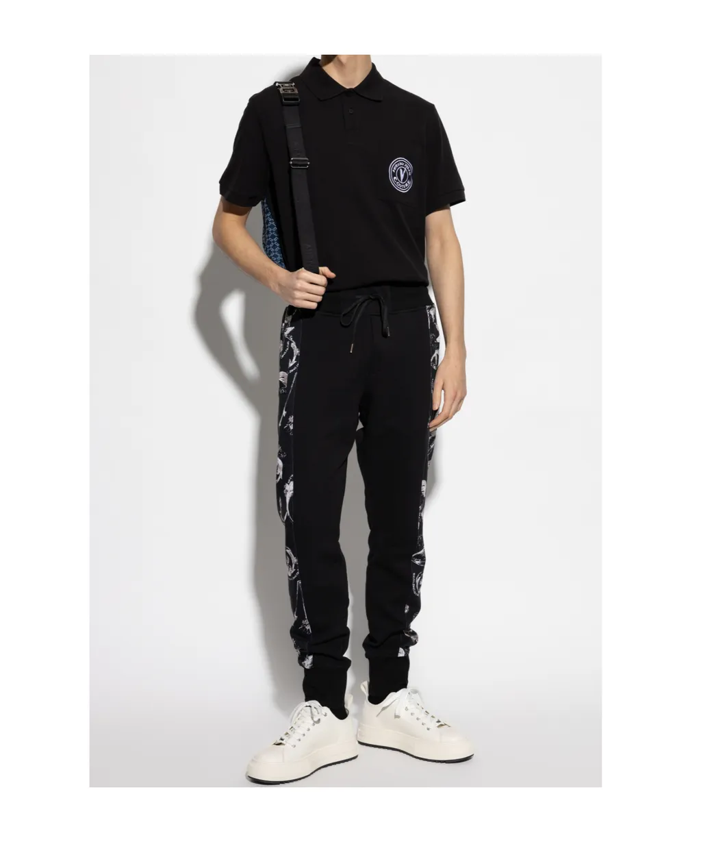 Logo Patch Polo Shirt
