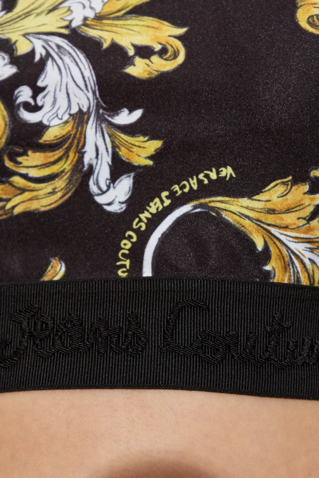 Baroque Print Crop Top