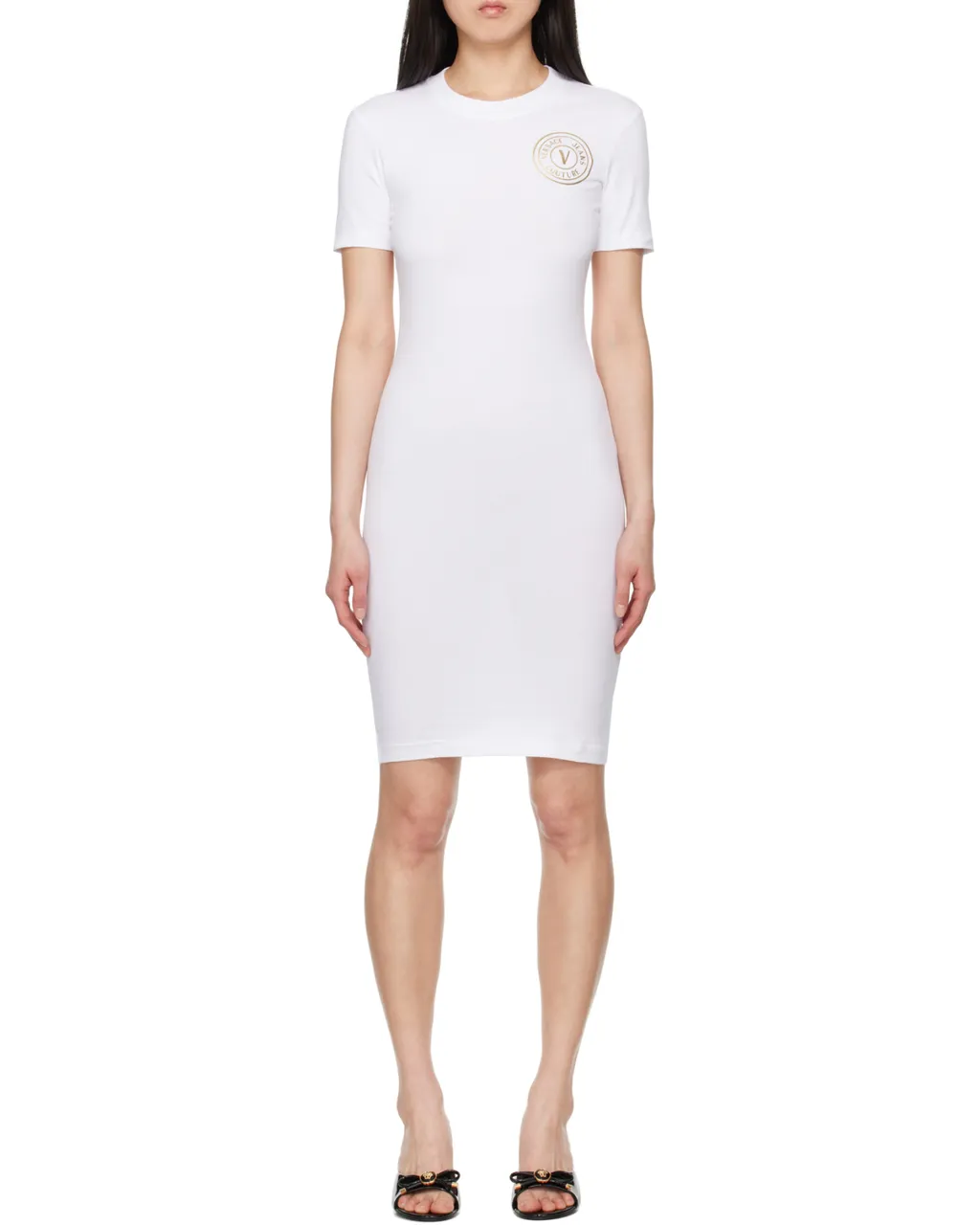 Logo Embellished Dress