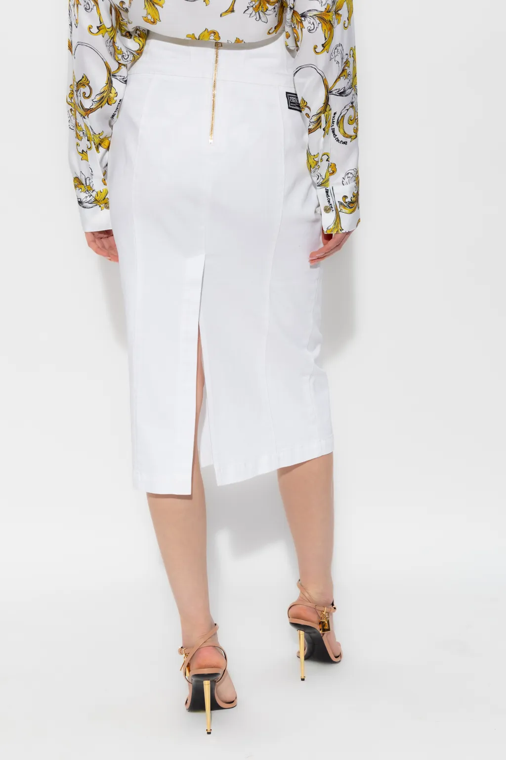Belted Pencil Skirt
