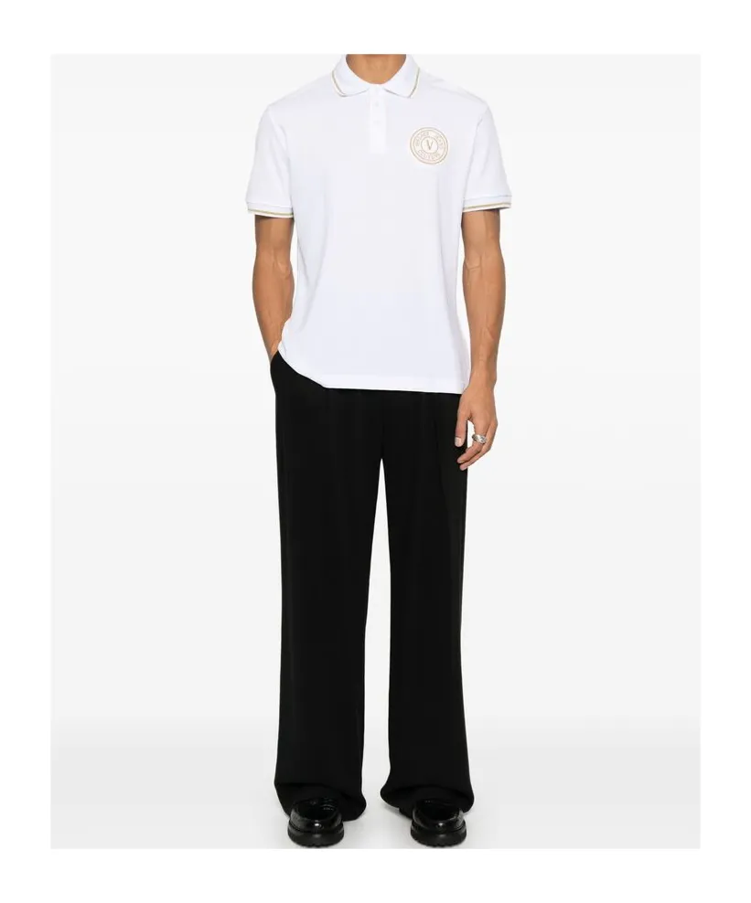Logo Embroidered Polo Shirt