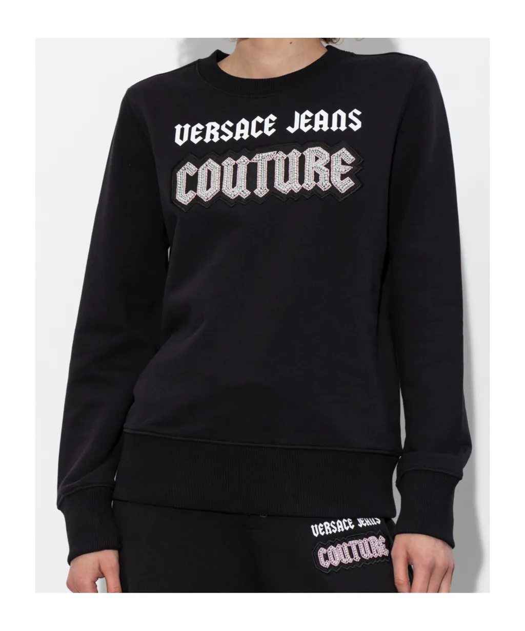 Jeans Couture Logo Crewneck Sweater