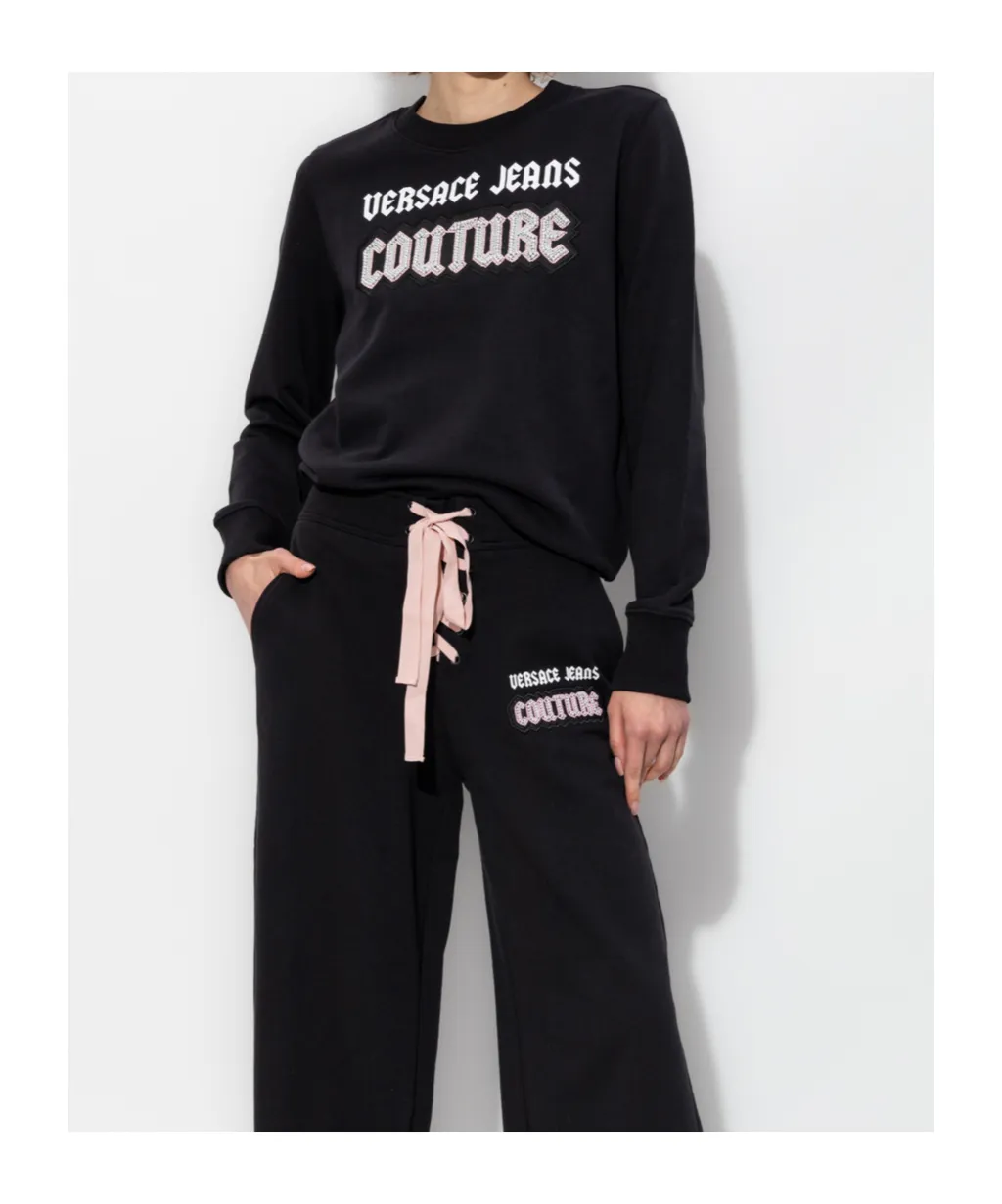 Jeans Couture Logo Crewneck Sweater