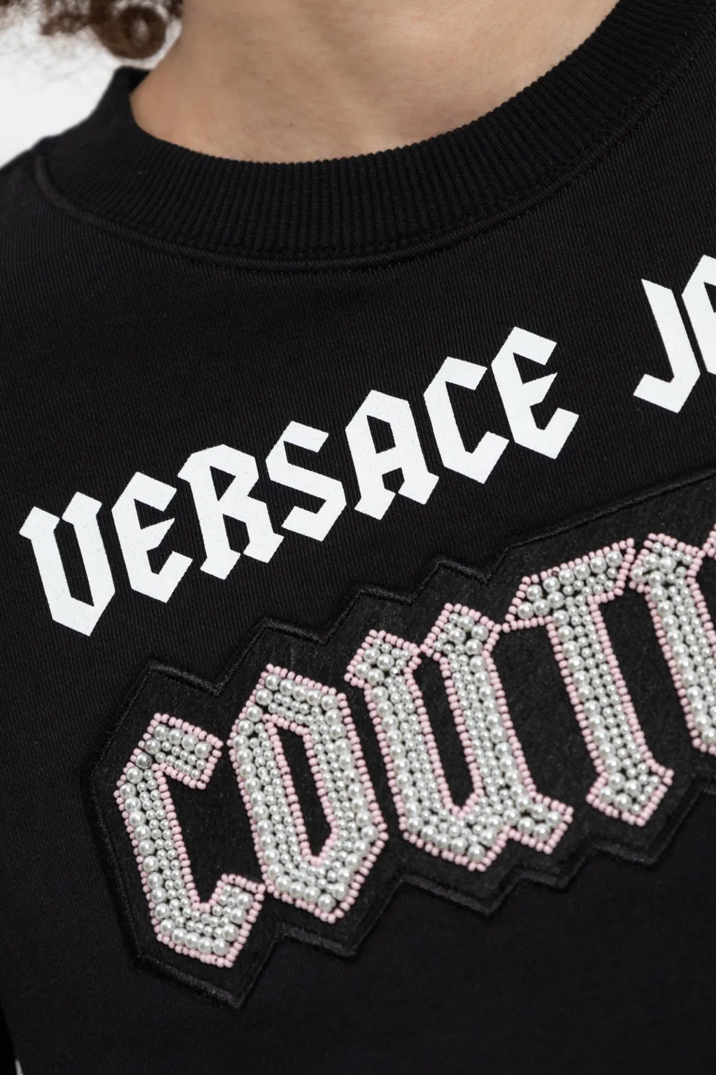 Jeans Couture Logo Crewneck Sweater
