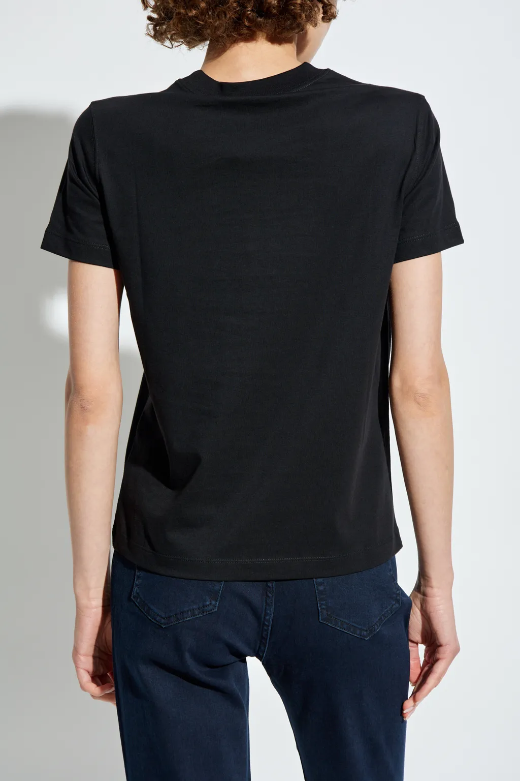 Couture Bead-Embellished Crewneck T-Shirt
