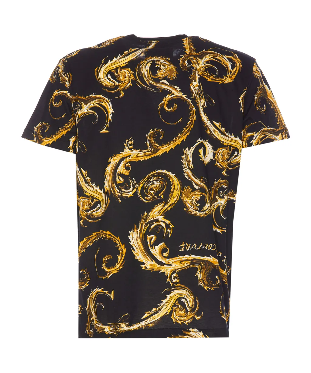 Barocco-Printed Crewneck T-Shirt