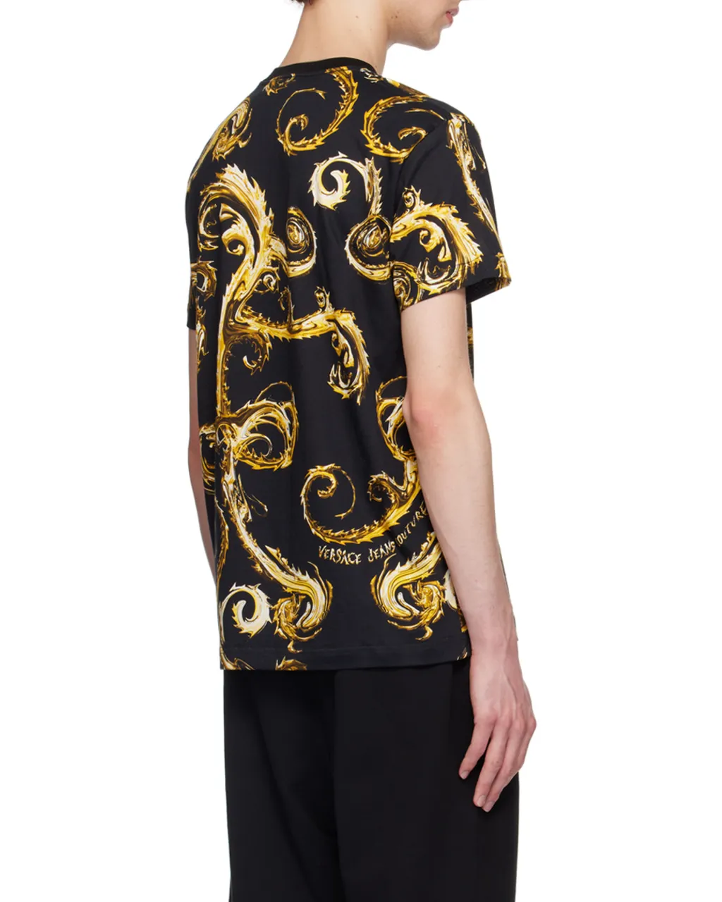 Barocco-Printed Crewneck T-Shirt