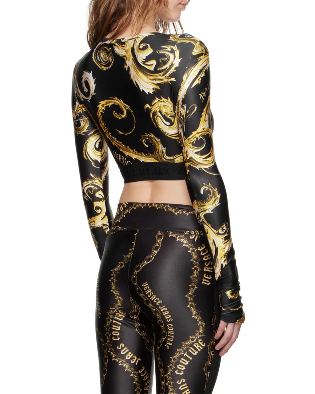 Cropped Long Sleeve Top