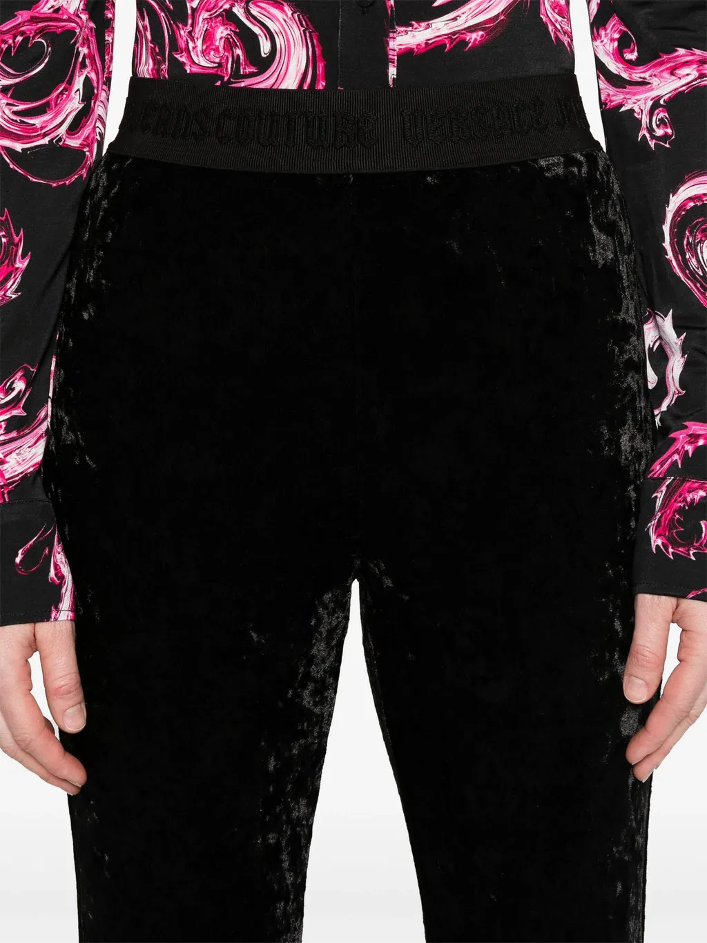 Logo-Waistband Trousers