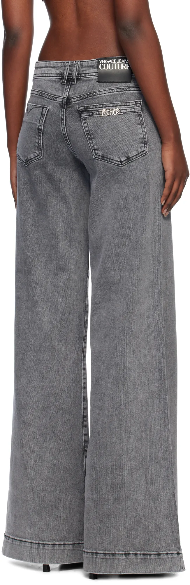 Wide Leg Denim Jeans