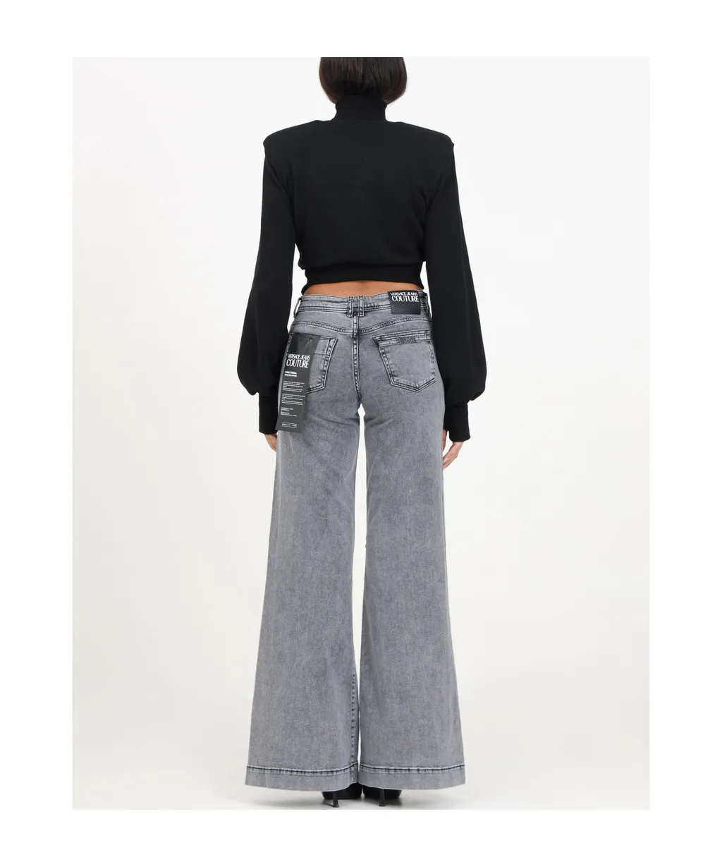 Wide Leg Denim Jeans