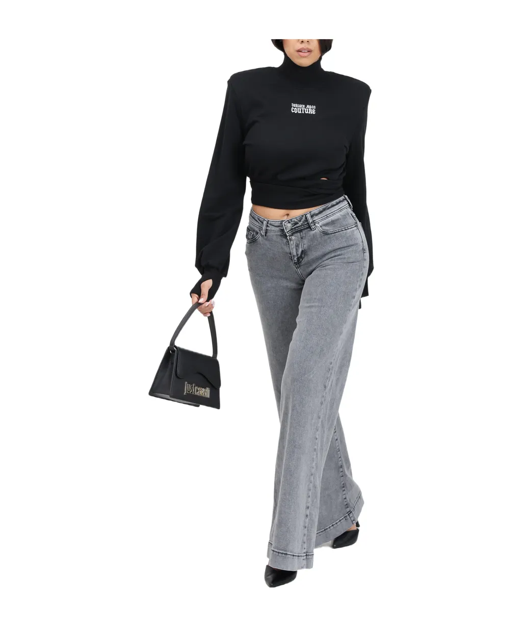 Wide Leg Denim Jeans