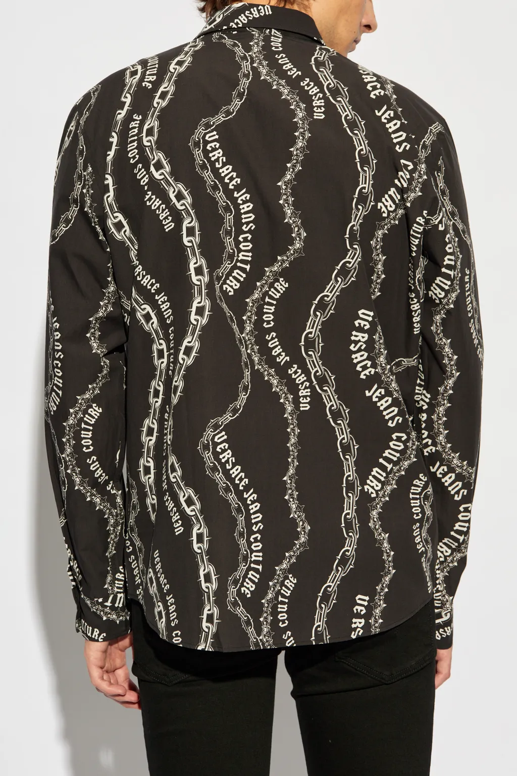 Chain Couture Printed Buttoned Shirt